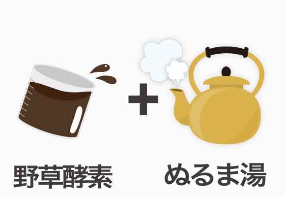 野草酵素雪国とぬるま湯