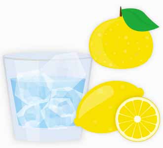 野草酵素+ユズやレモン